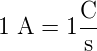         C-
1 A =  1s
