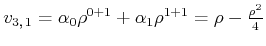 $ \widetilde{R}_{2\text{,} 0}(\rho) = \left(1-\frac{\rho}{2}\right) e^{-\rho/2}$