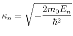 $ {R}_{2\text{,} 1}(r) = \frac {2}{\sqrt{3}}\kappa_2^{3/2}  \kappa_2 r e^{- \kappa_2 r} = \frac{1}{2\sqrt{6}a_0^{3/2}}\frac{r}{a_0}e^{- r/(2a_0)}$