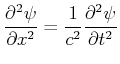 $ k^{2} = 8 \pi^{2} m (
E - V ) / h^{2}$