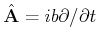 \begin{displaymath}\begin{aligned}\hat{\mathbf{x}} &= x   \hat{\mathbf{p}}_{x}...
...bf{E}} &= i\hslash\frac{\partial}{\partial t}   \end{aligned}\end{displaymath}