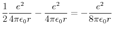 $\displaystyle E_{n_{1}}-E_{n_{2}}=h\nu=h\left( \frac{1}{n_{2}^{2}}-\frac{1}{n_{1}^{2} }\right) R_{H}$
