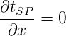 ∂t
--SP-= 0
 ∂x

